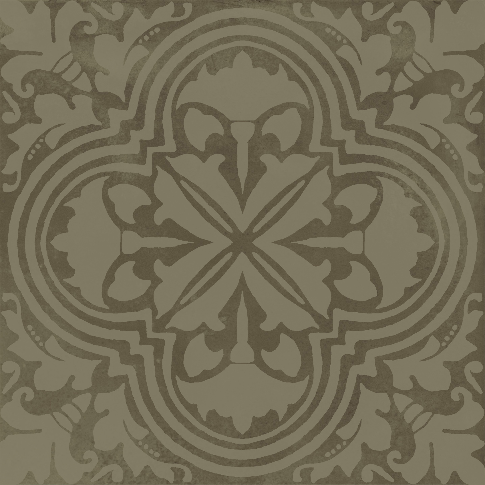 Керамический декор Kerama Marazzi Фес зеленый глянцевый 15x15