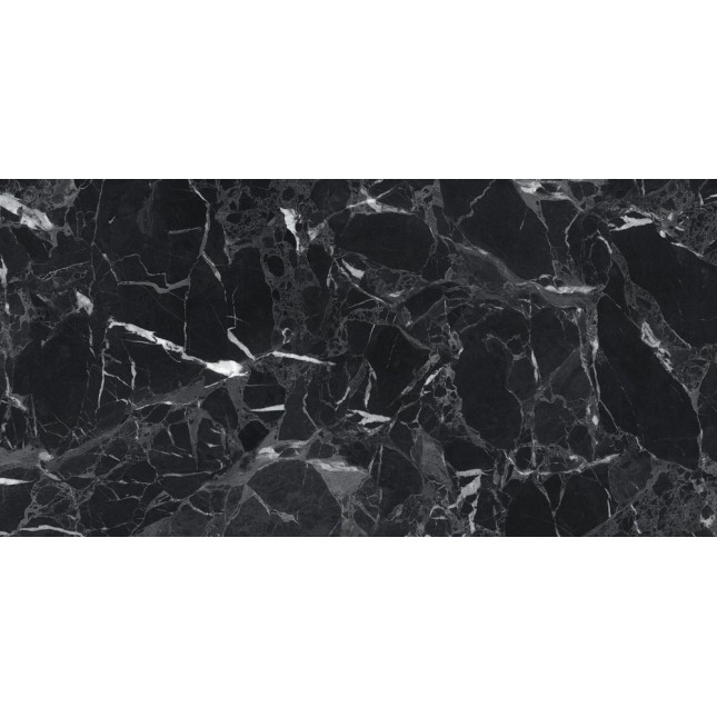 Керамический гранит Грессе Симбел GRS05-02 Питч черный мрамор 1200x600x10