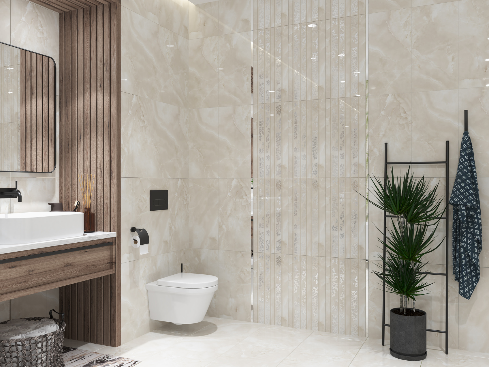 Керамическая плитка Azori Latila Struttura 315x630