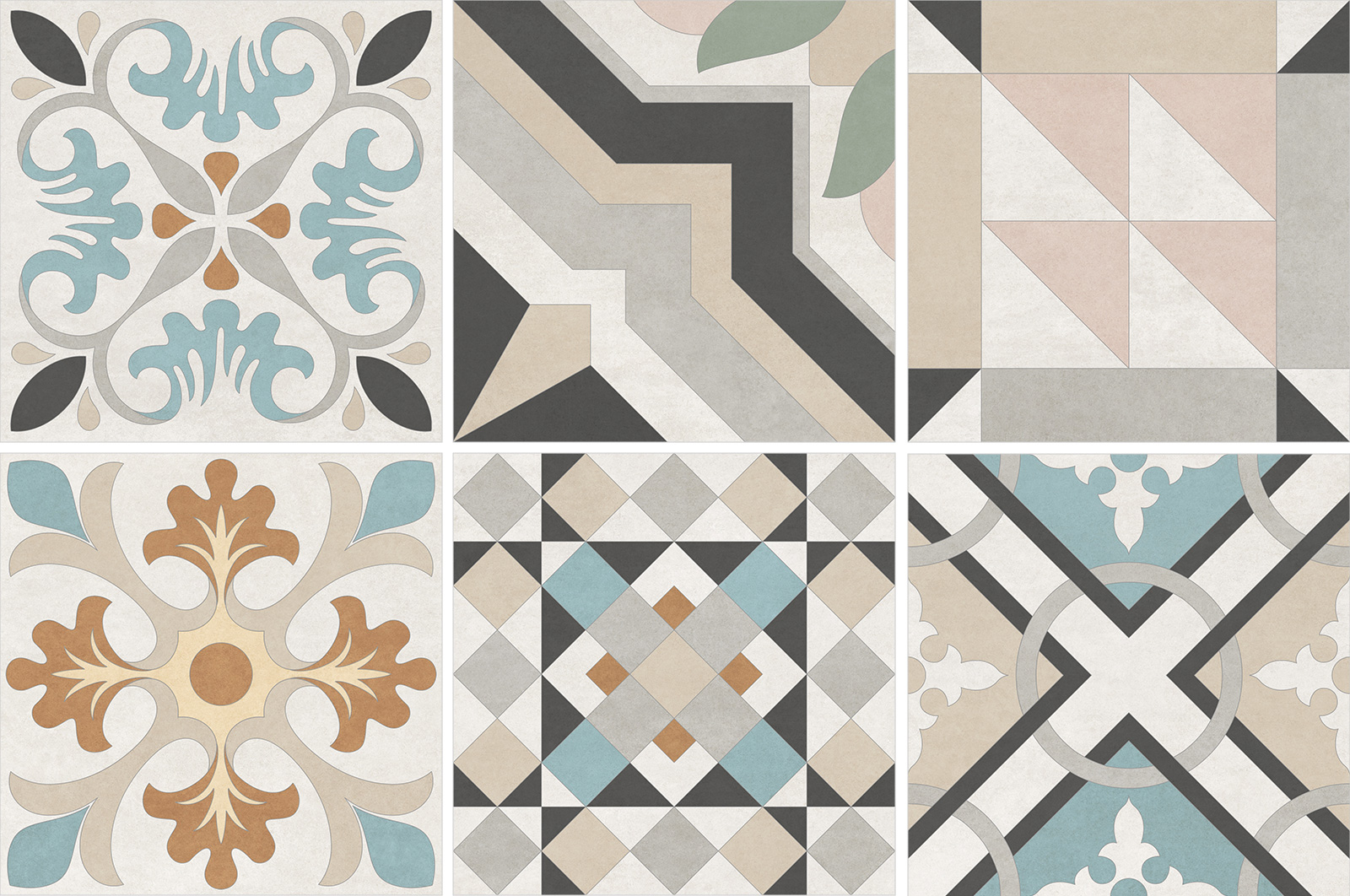 Керамический гранит New Trend Design Mix 3 GP2020DMX11 матовый 20x20