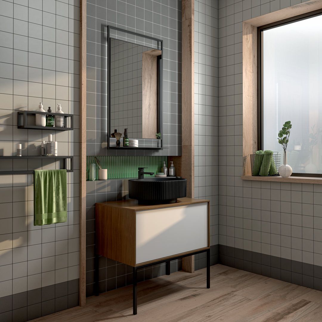 Керамический гранит Kerama Marazzi Агуста 1329S серый светлый натуральный 9,8x9,8 в Уфе — купить с доставкой | Nova
