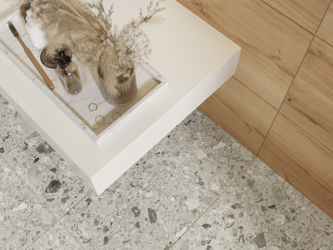 Керамический гранит Cersanit Space серый А16336 (SC4L092) 29,7х59,8