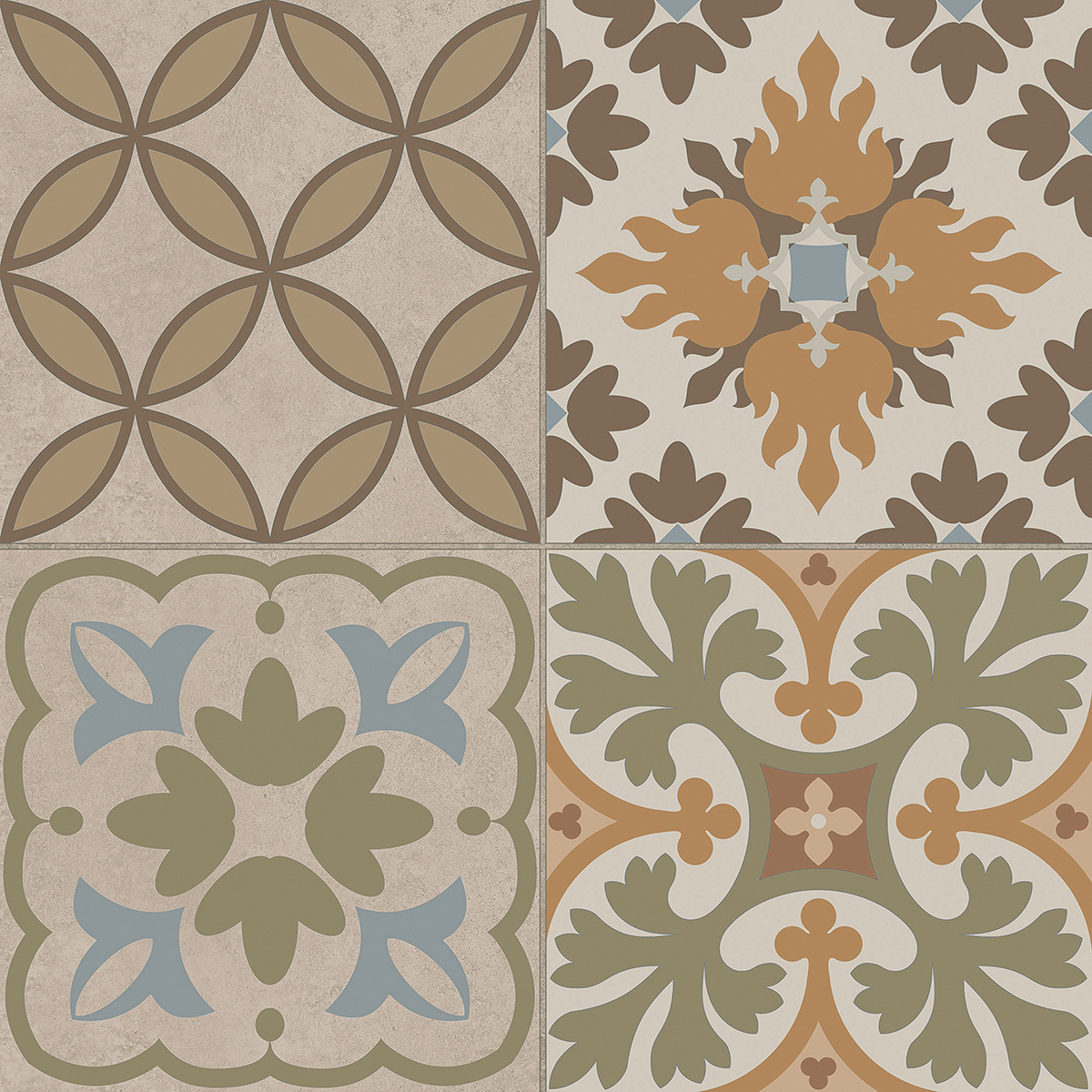 Керамический гранит Estima Jam Beige JA01 неполированный 40,5x40,5x8