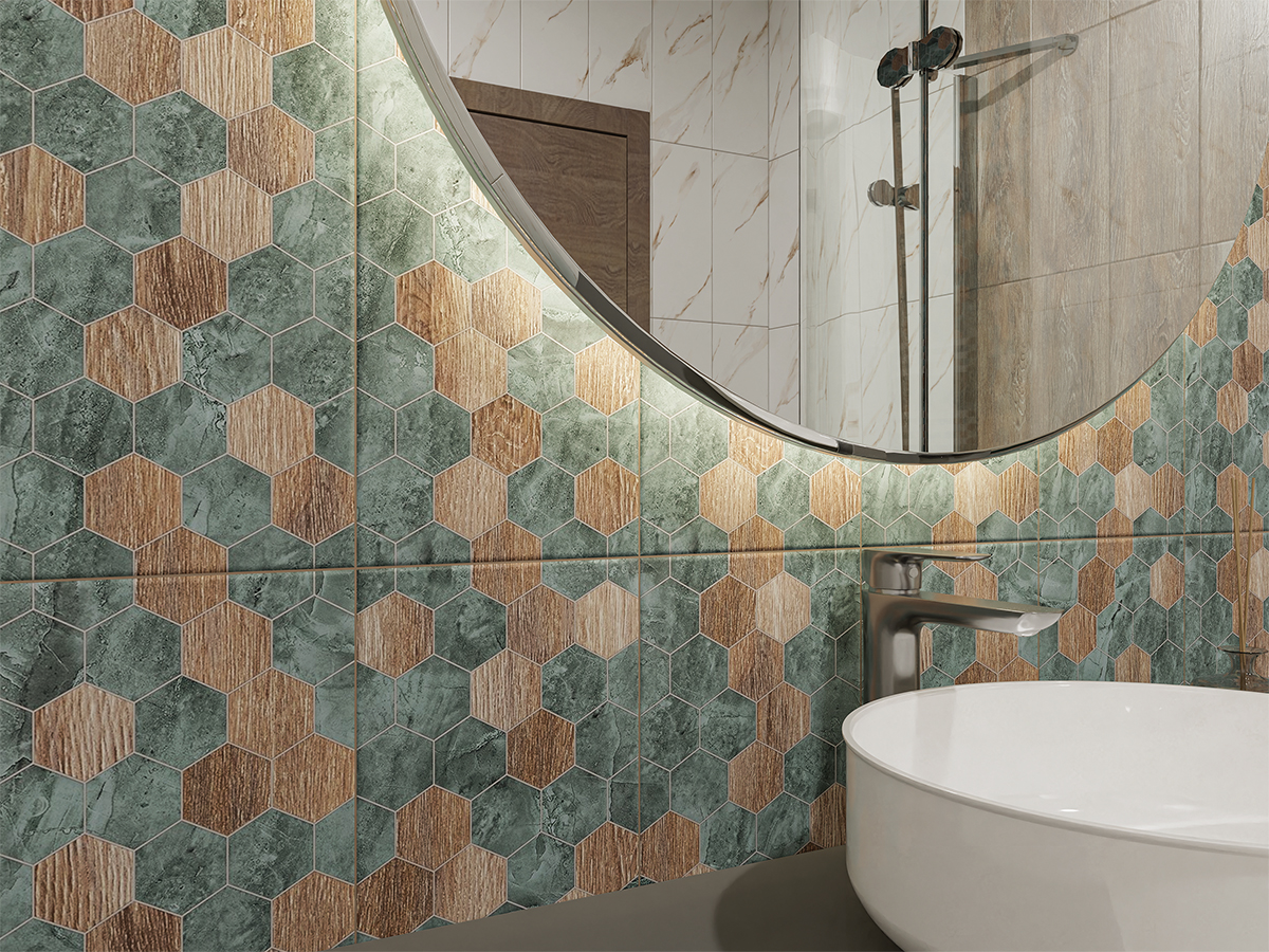 Керамическая плитка Azori Calacatta Ivori Forma 20,1x50,5