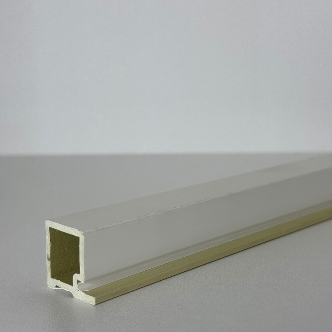 Бамбуковая панель Bonaparte рифленая Classic soft white 2800*20*32 (1шт) А