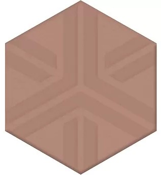 Керамический декор Kerama Marazzi Агуста OS/D241/63010 розовый матовый 6x5,2