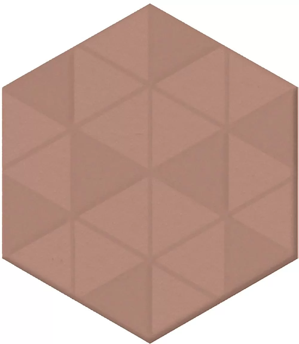 Керамический декор Kerama Marazzi Агуста OS/D241/63010 розовый матовый 6x5,2