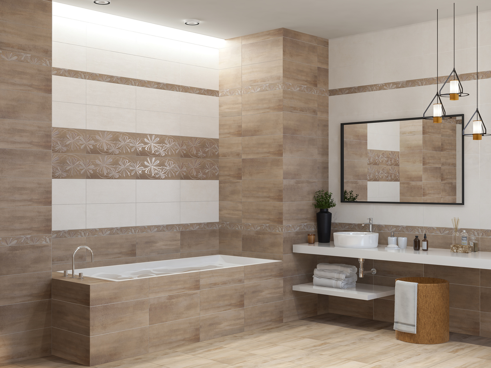 Керамическая плитка для пола Azori Sonnet Beige 42x42