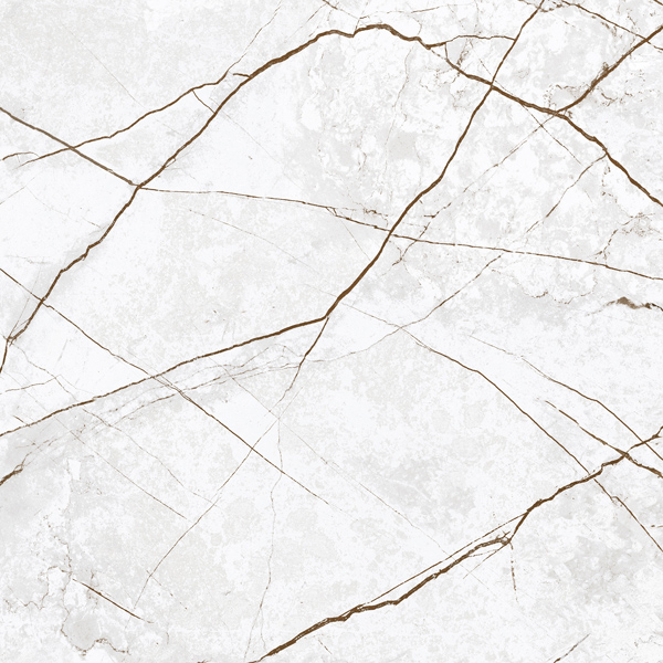 Керамический гранит Sandra CF101 LLR лаппатированный белый 600х600