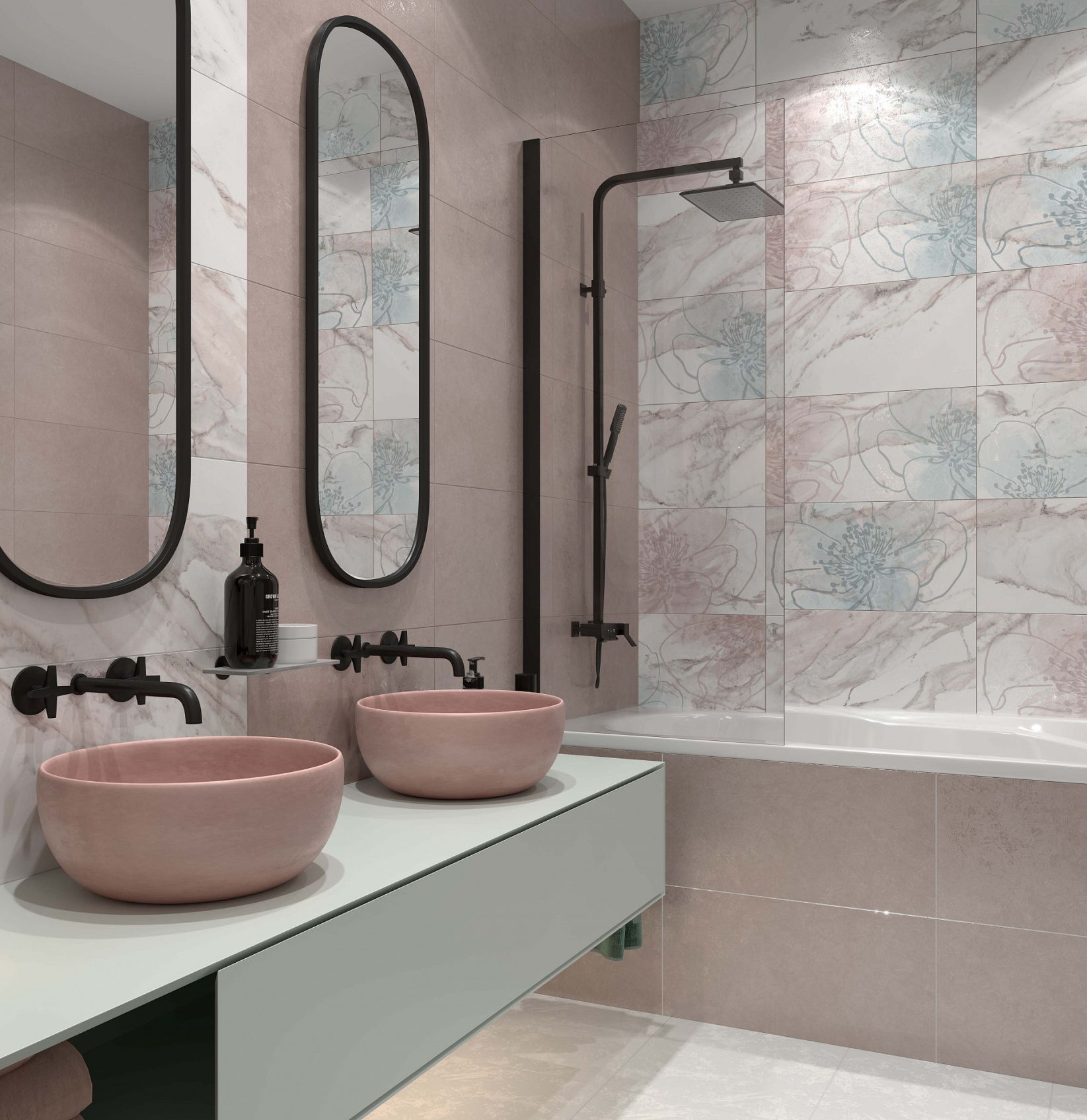 Керамическая плитка Axima Канары цветы 30x60