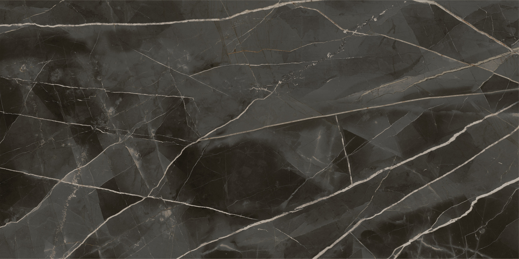 Керамический гранит Italon Стелларис Абсолют Блэк Люкс 80x160