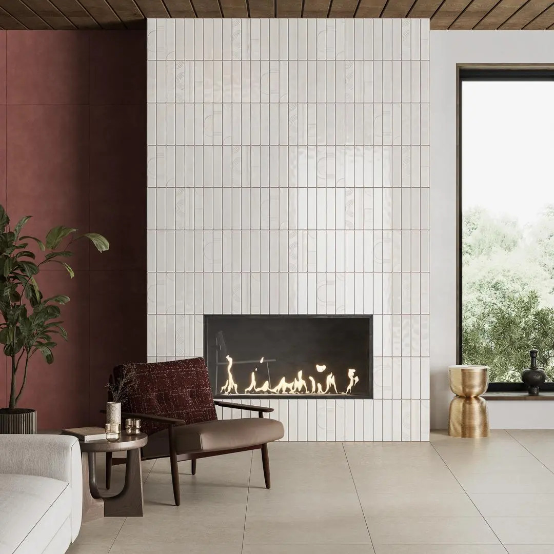 Керамическое панно Kerama Marazzi Мажорель белое глянцевое (из 6 частей 6х28.5) 36x28.5