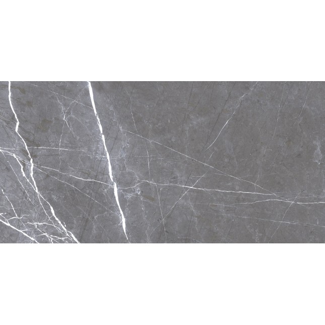 Керамический гранит Грессе Симбел GRS05-05 Гиззли серый мрамор 1200x600x10