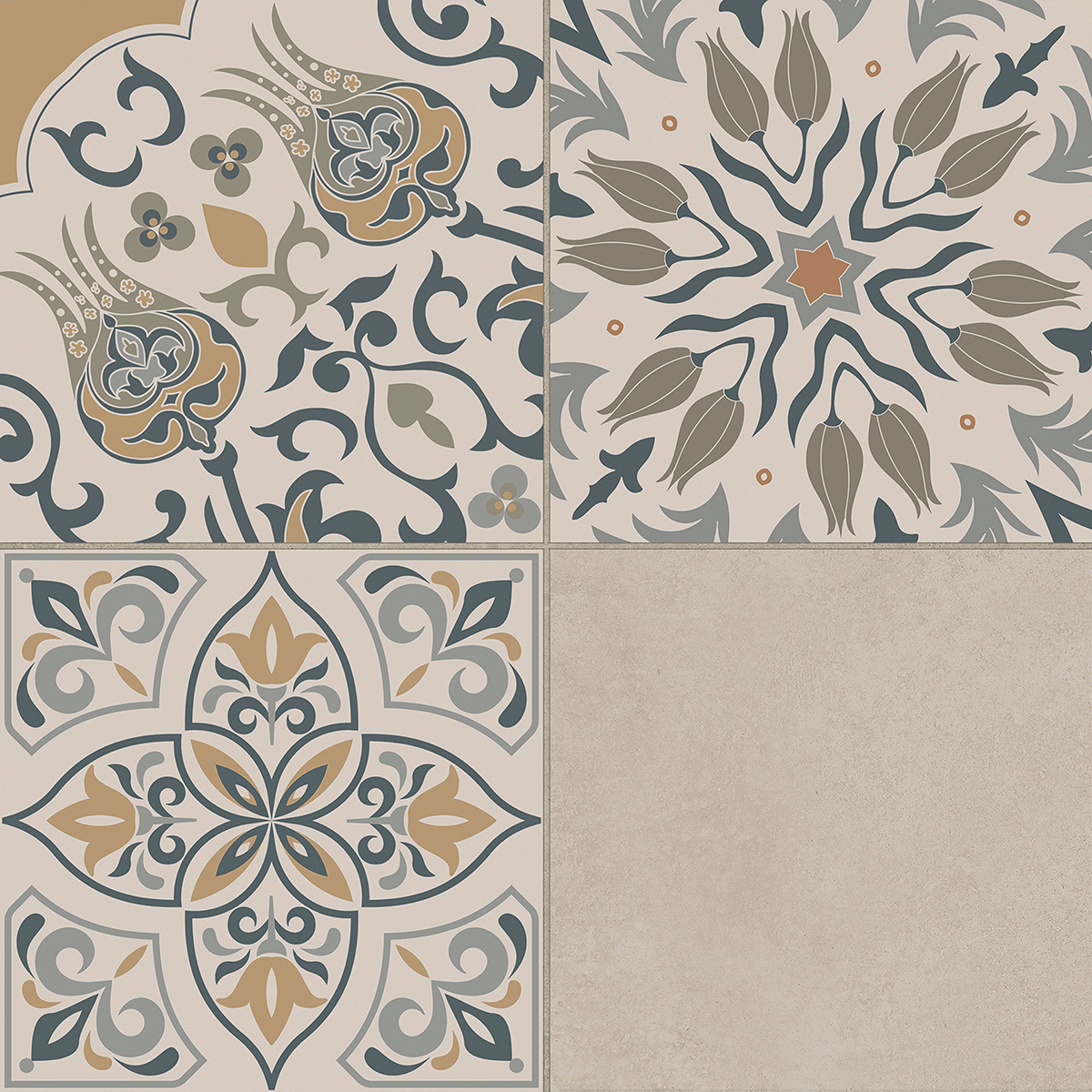 Керамический гранит Estima Jam Beige JA02 неполированный 40,5x40,5x8