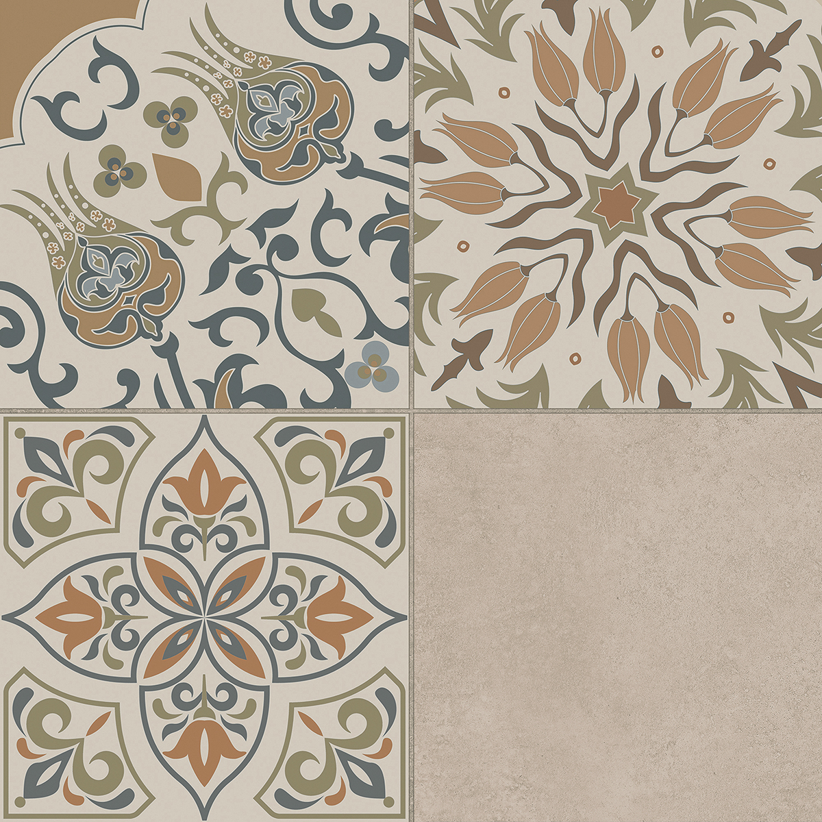 Керамический гранит Estima Jam Beige JA01 неполированный 40,5x40,5x8