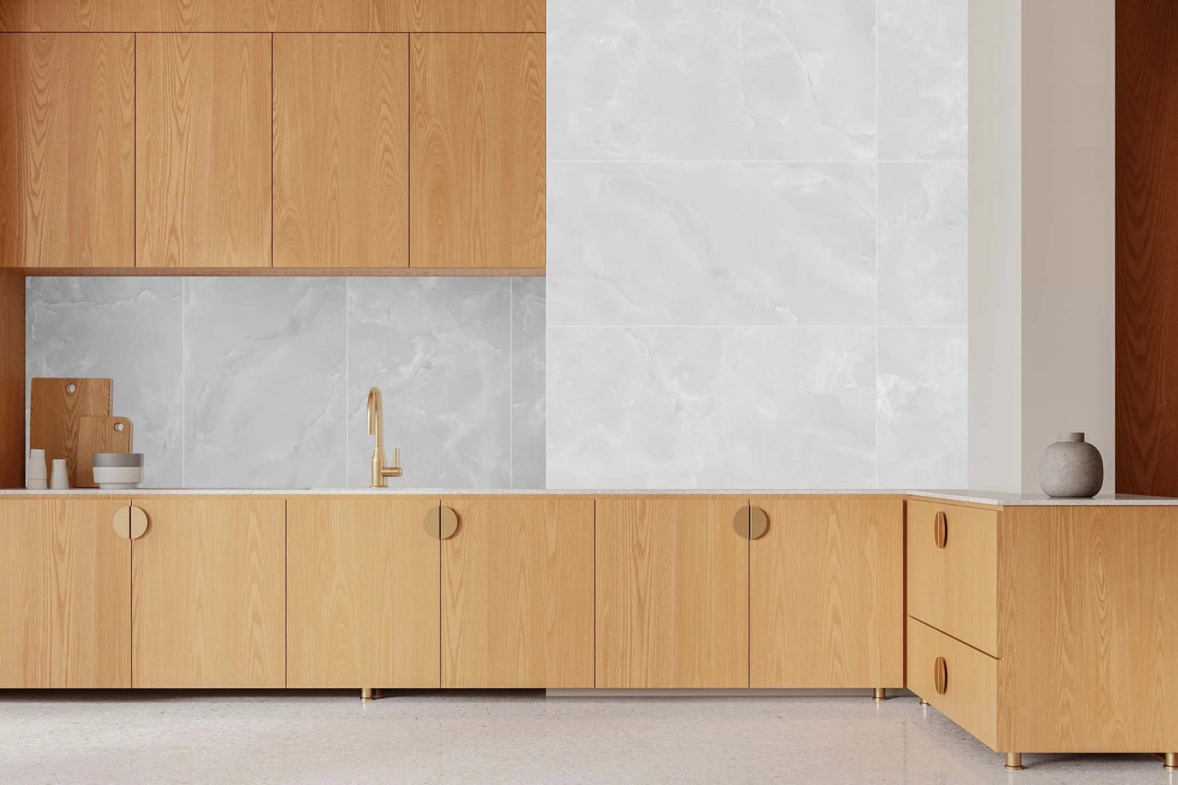 Керамический гранит Estima Marble Onlygres MOG 104 Light Grey полированный 60х120