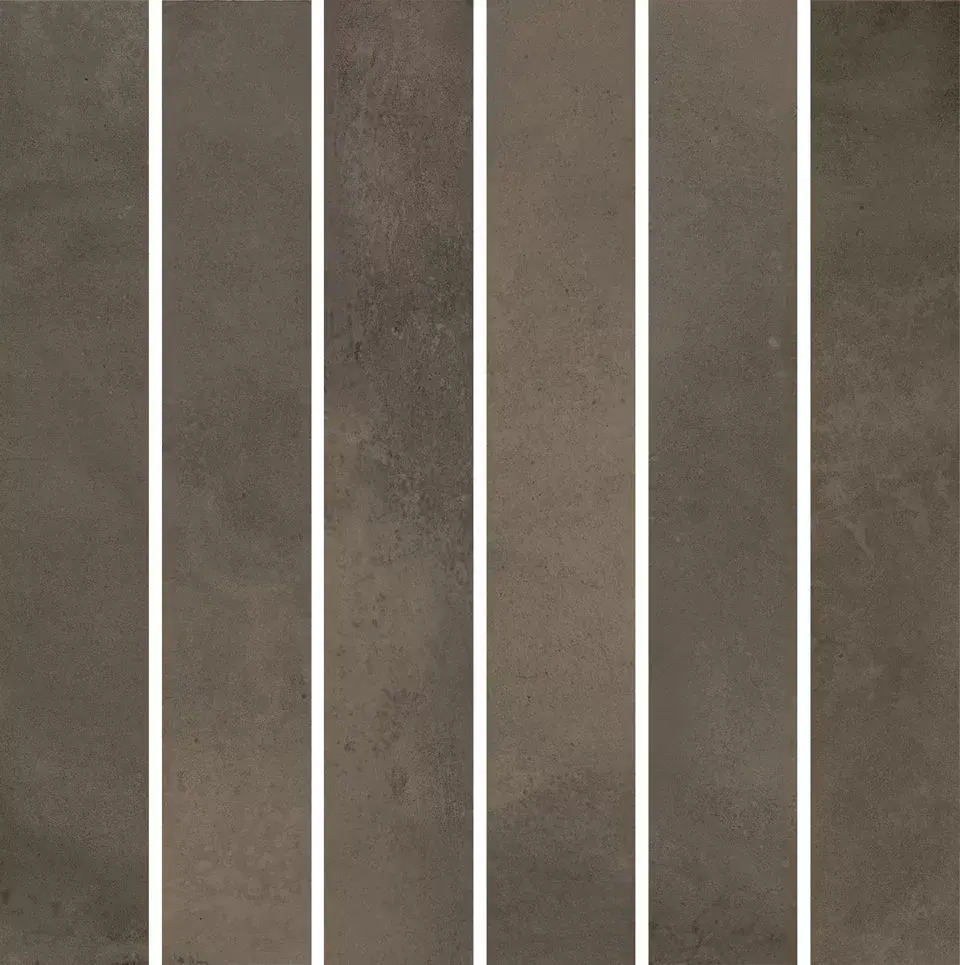 Керамический декор Kerama Marazzi Фес мозаичный коричневый глянцевый 15x15