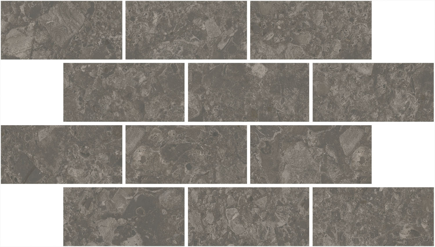 Керамическая мозаика Kerama Marazzi Чеппо ди Гре коричневая матовая обрезная 34,6x20 в Уфе — купить с доставкой | Nova