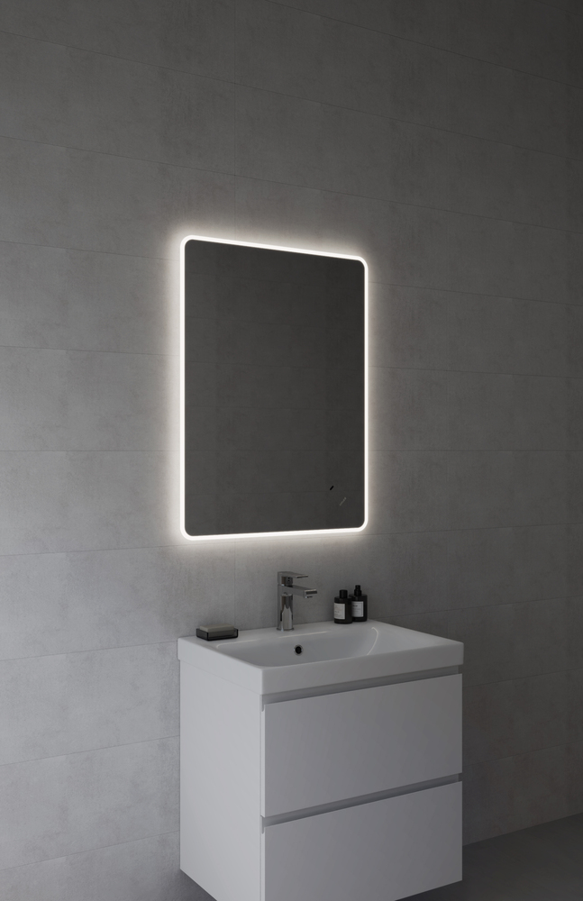 Зеркало ECLIPSE Fusion 60x80 с подсветкой прямоугольное