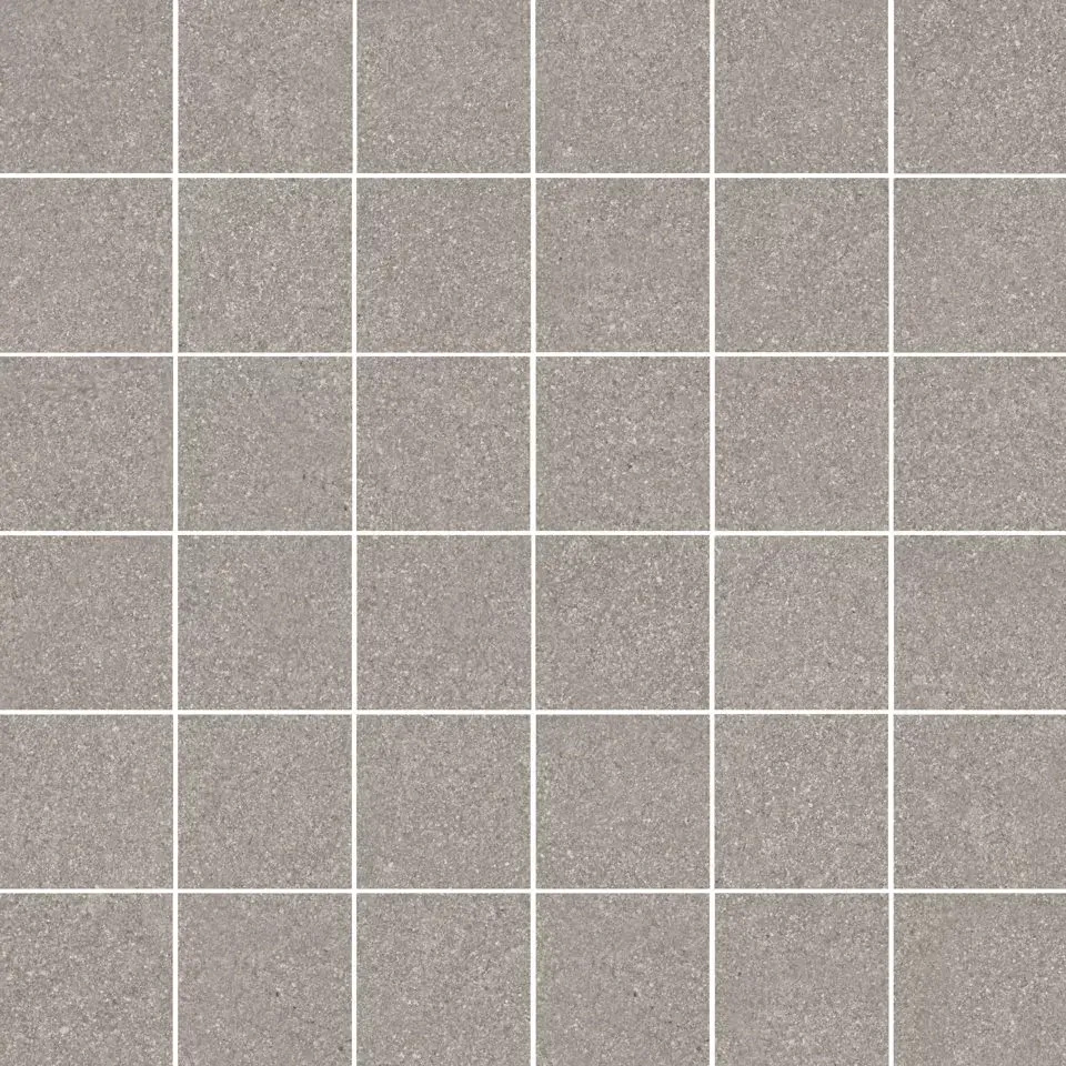 Керамический декор Kerama Marazzi Рабат мозаичный серый матовый обрезной 30x30x0.9