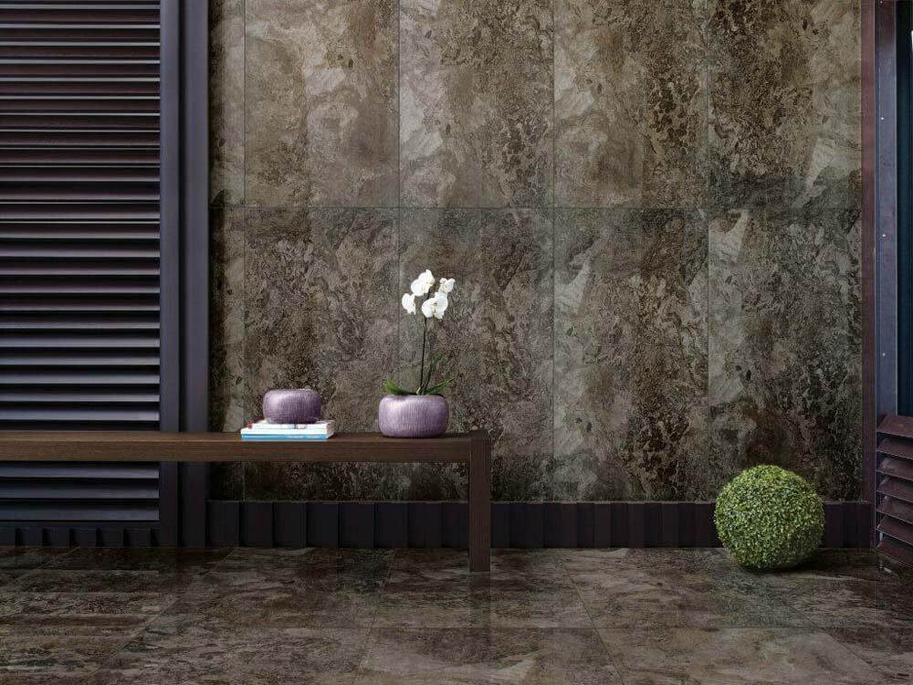 Керамический гранит Seranit Fossil Brown Lappato 60×120