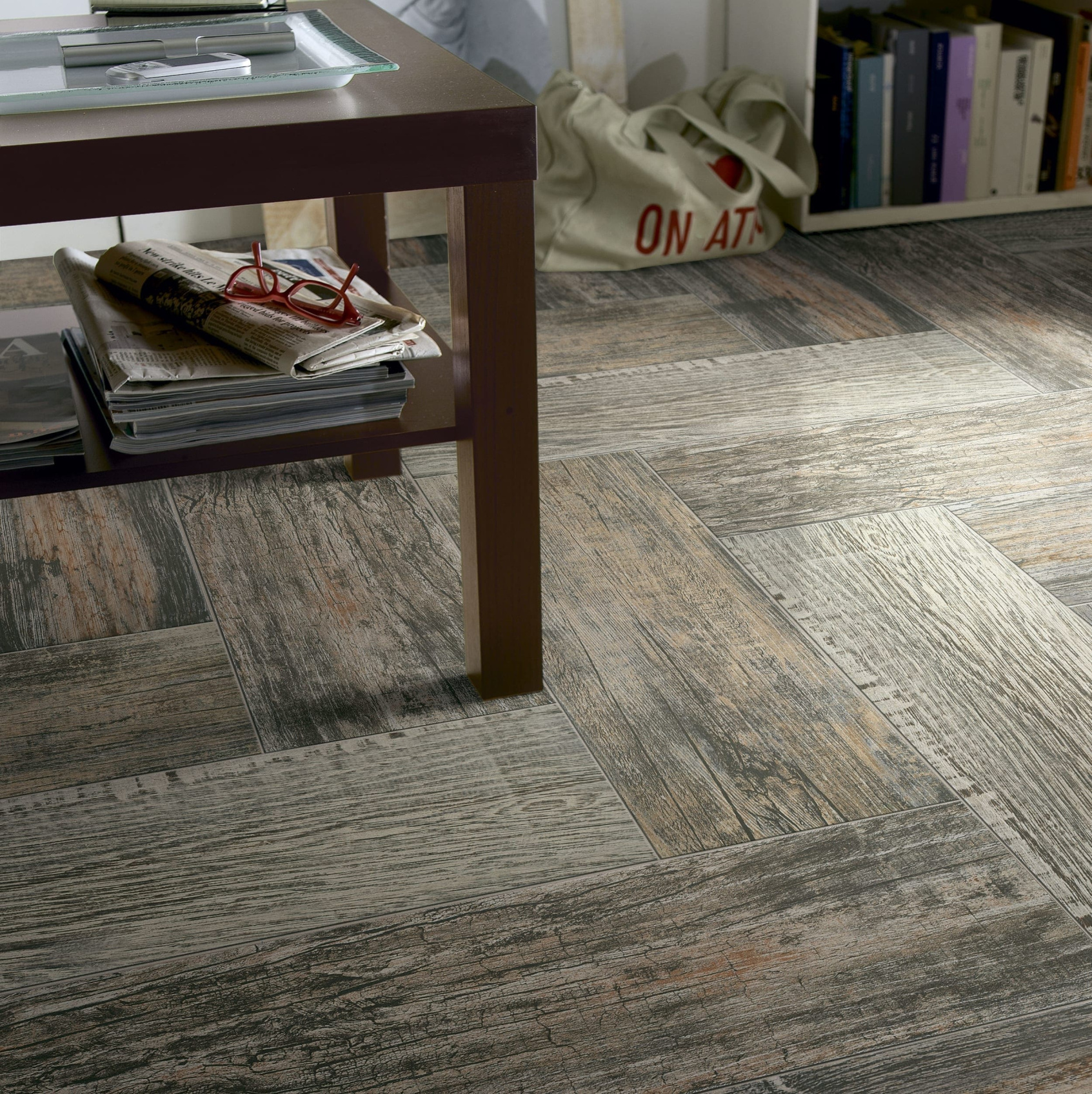 Керамический гранит Lasselsberger Ceramics Вестерн Вуд  6264-0055 (ст. арт. 6064-0014) 20x60 серый