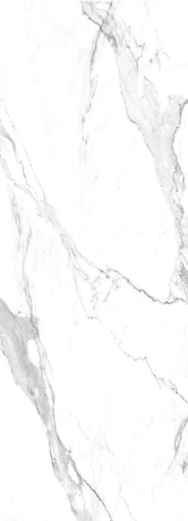 Бамбуковая панель Bonaparte Calacatta White glossy 1080*2800*5 (1шт.=3,024 кв.м.) B connect