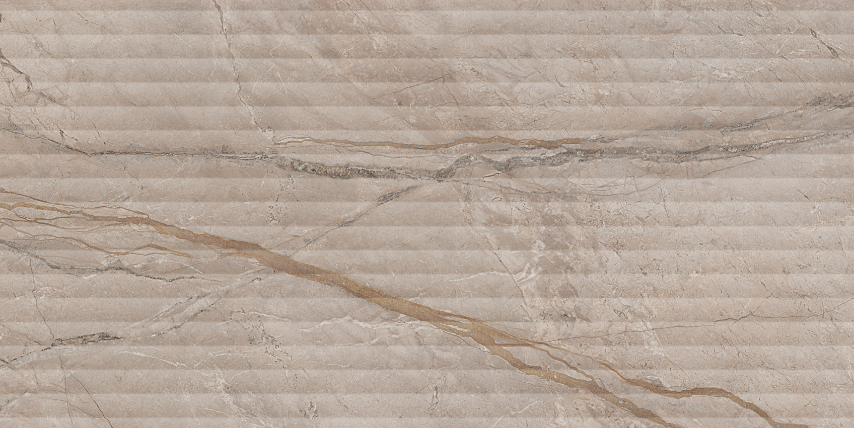 Керамическая плитка Kerama Marazzi Ифран бежевая светлая глянцевая структура обрезная 60x119.5x1