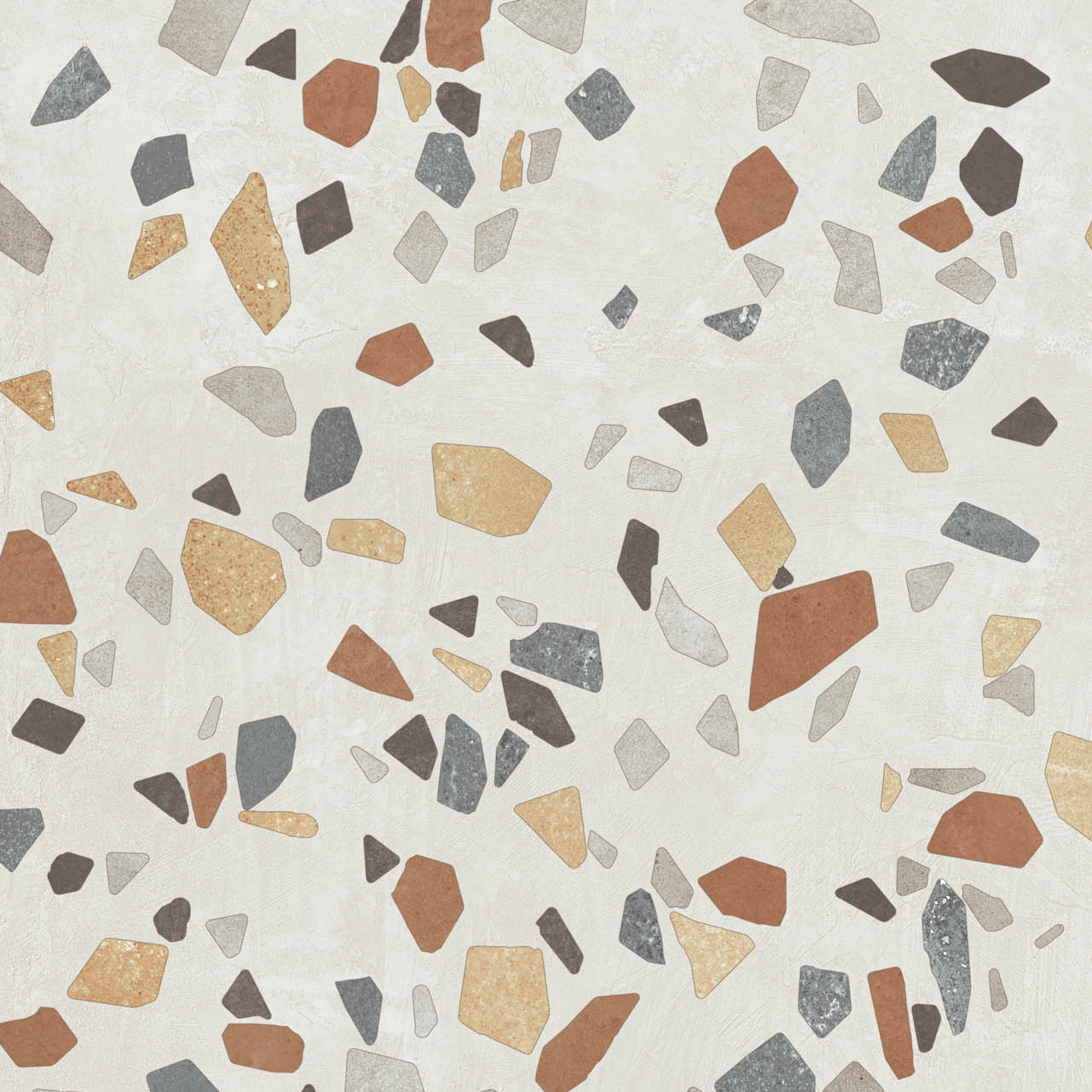 Керамический гранит Estima Arti AT 02 белый неполированный 80x80