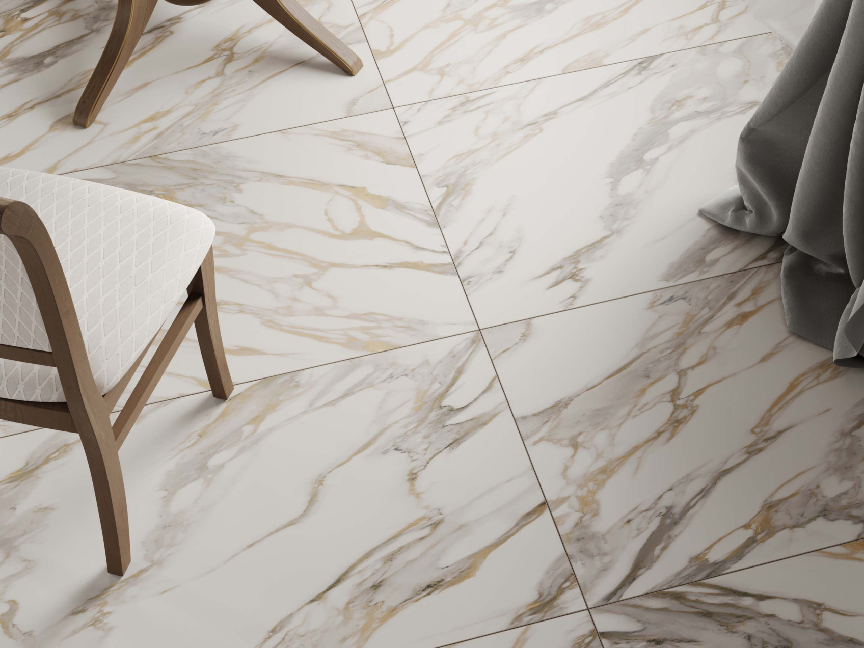 Керамический гранит Estima Miramare White RM01 неполированный 60x120x9