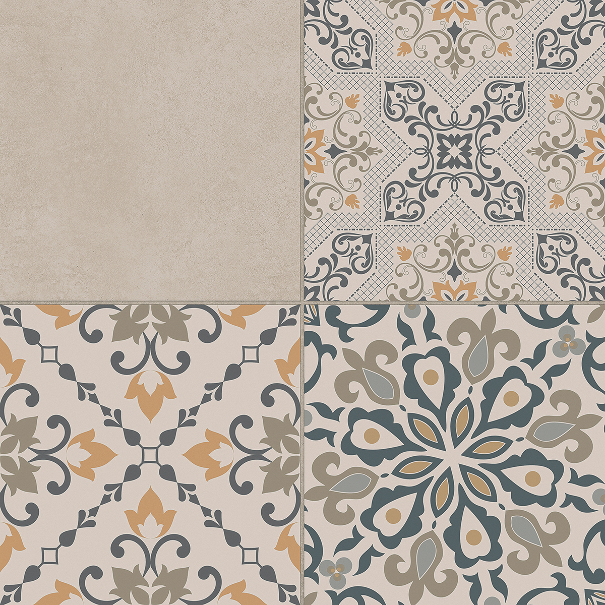 Керамический гранит Estima Jam Beige JA02 неполированный 40,5x40,5x8