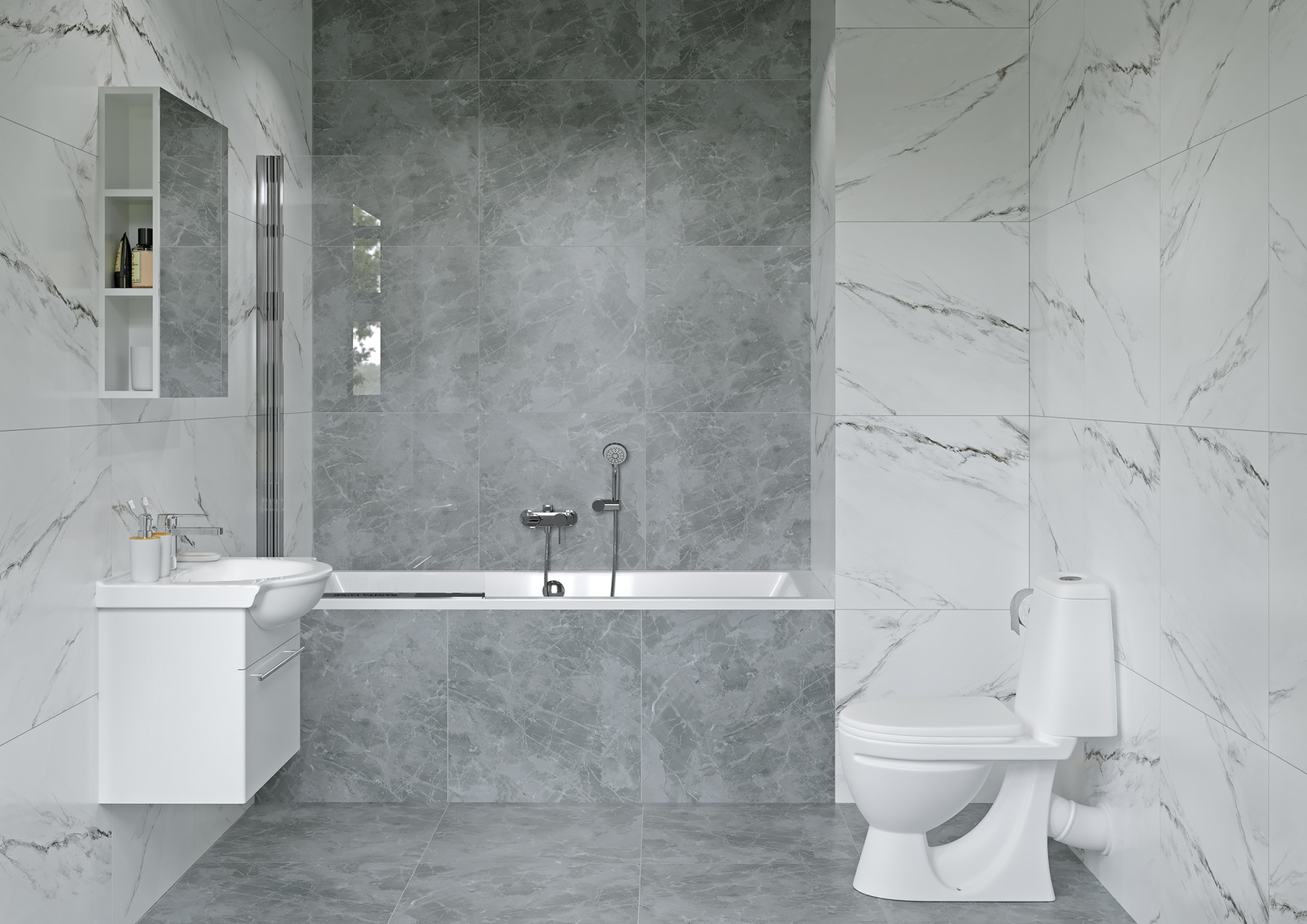 Керамический гранит DAKO Воздух E-3017/MR/600x600x9 ректификат