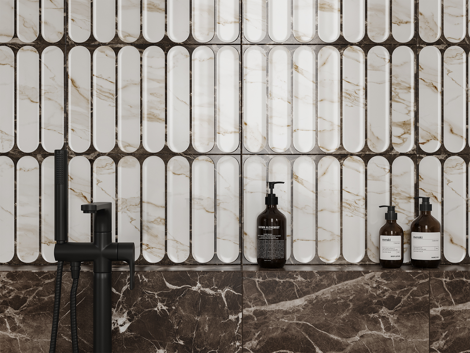 Керамическая плитка Gracia Ceramica Капелла бел низ 03