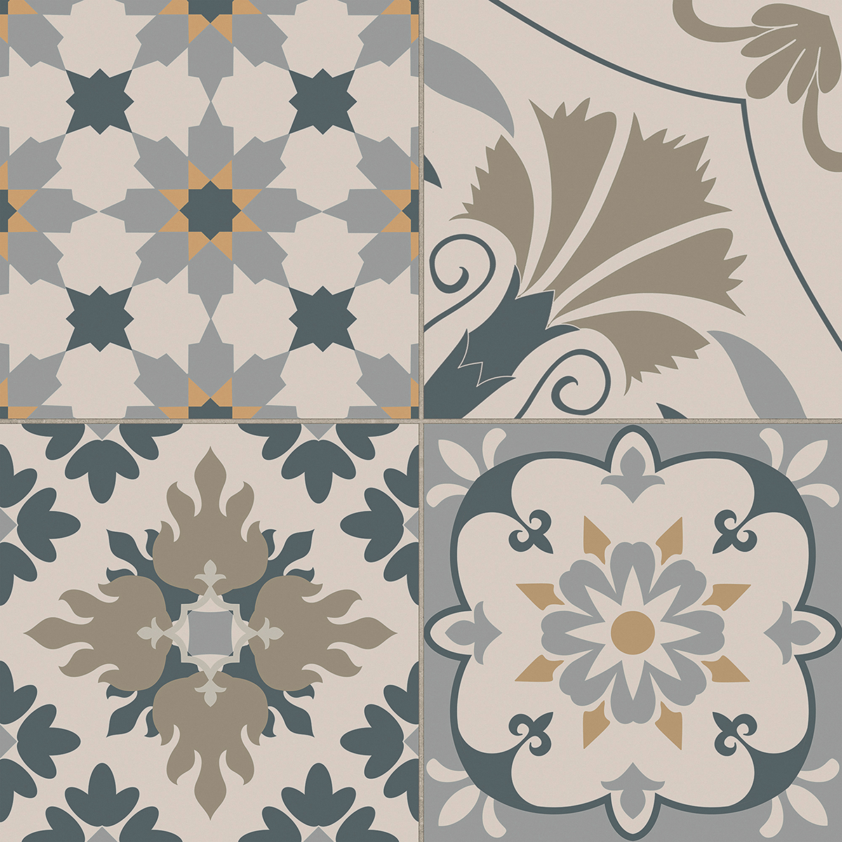 Керамический гранит Estima Jam Beige JA02 неполированный 40,5x40,5x8