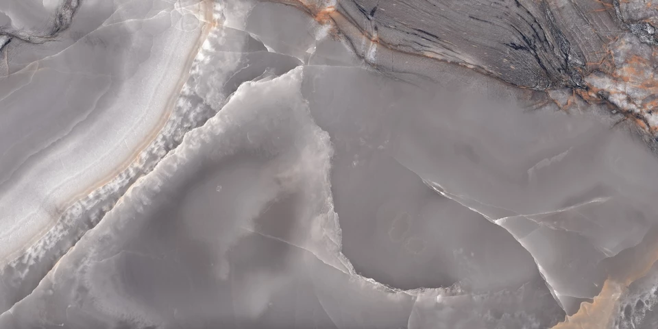 Керамический гранит Maimoon Ceramica Glossy Opera Onyx Grey PG 80x160