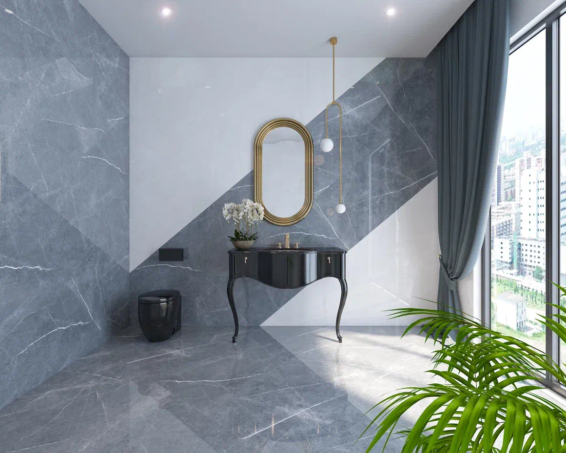 Керамический гранит Usak Seramik Swindon Grey Polished 60x120