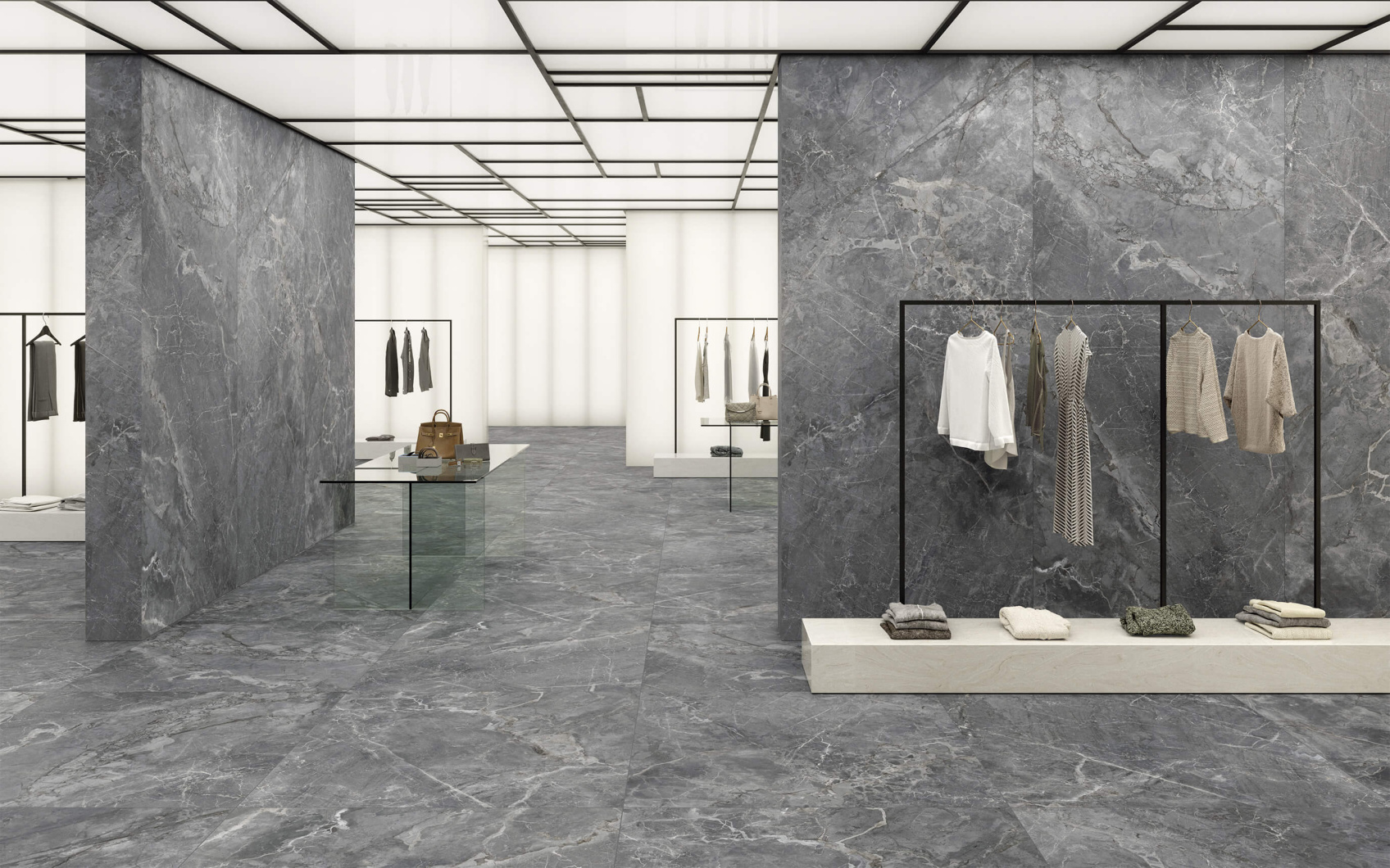 Керамический гранит Steppe Ceramics BAIKAL GREY 80х80