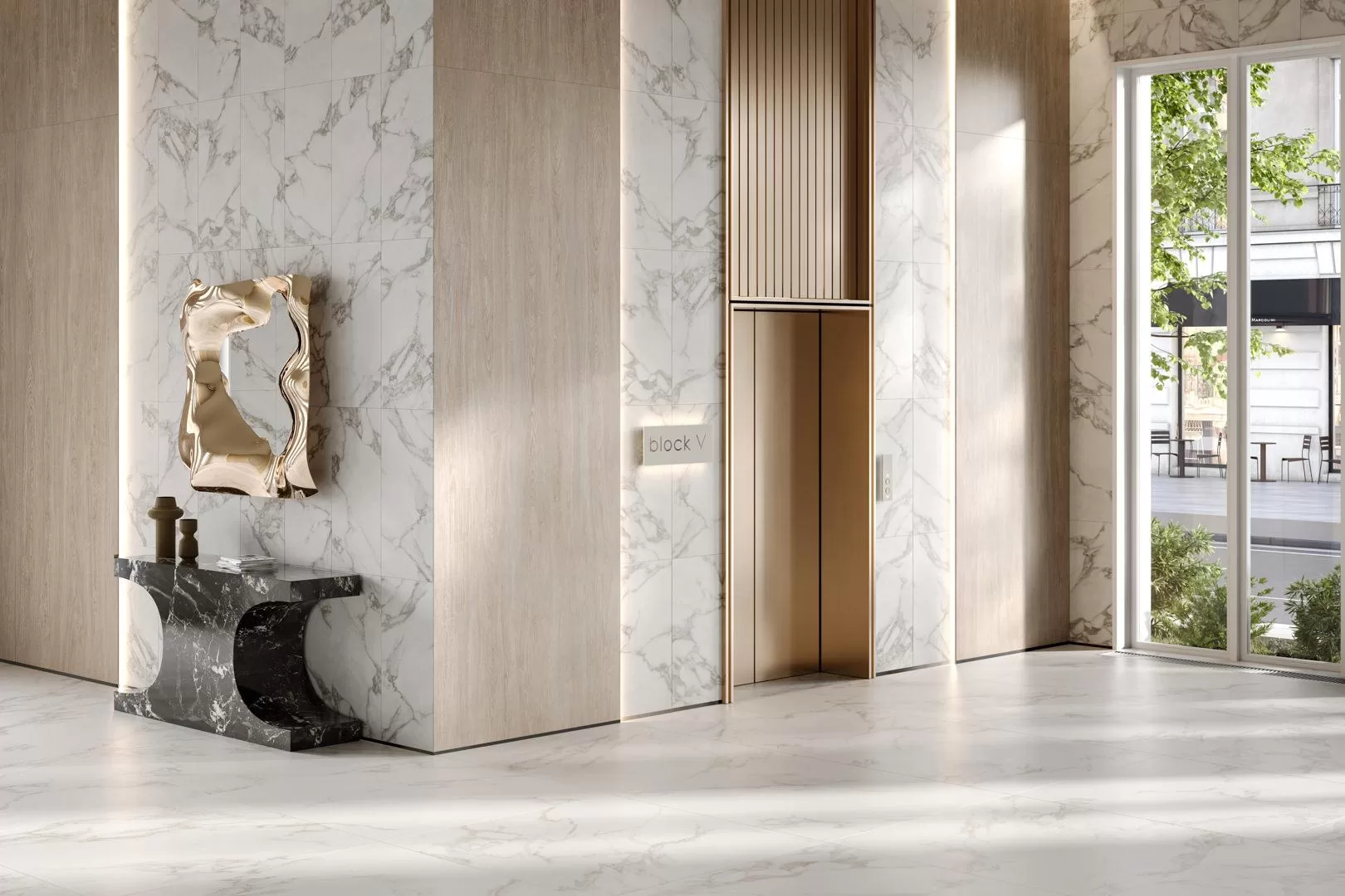 Керамический гранит Kerama Marazzi Монте Тиберио бежевый светлый матовый обрезной 80x160