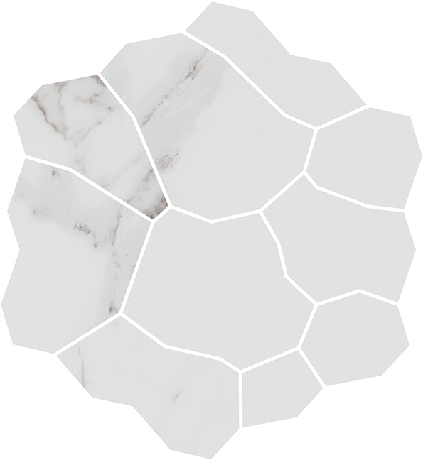 Керамический декор Kerama Marazzi наборный серый светлый матовый обрезной 31,5x34,2x0,9