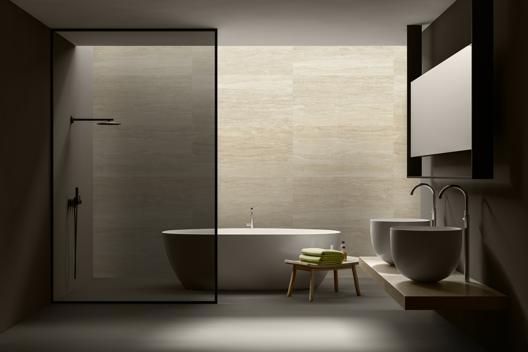 Керамический гранит Идальго Вилла Альба Ривер Бежевый LLR 60х120