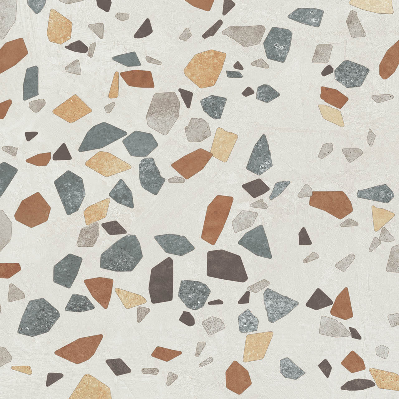 Керамический гранит Estima Arti AT 02 белый неполированный 80x80