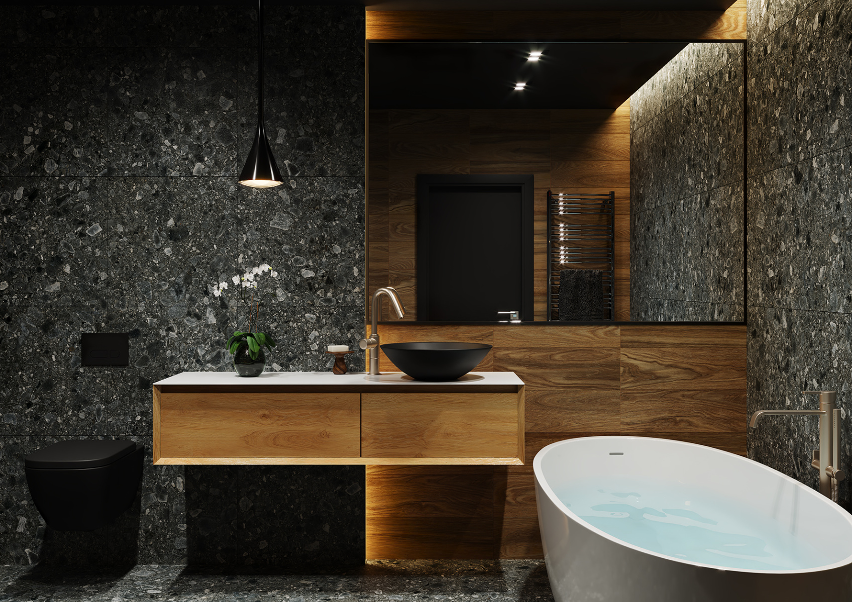 Керамический гранит Axima Dallas темно-серый 60х60