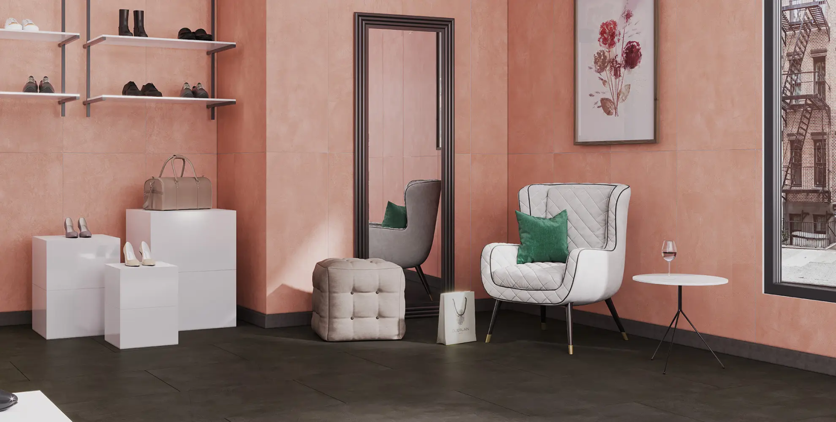 Керамический гранит Estima Spectrum SR05 Salmon неполированный 60x120