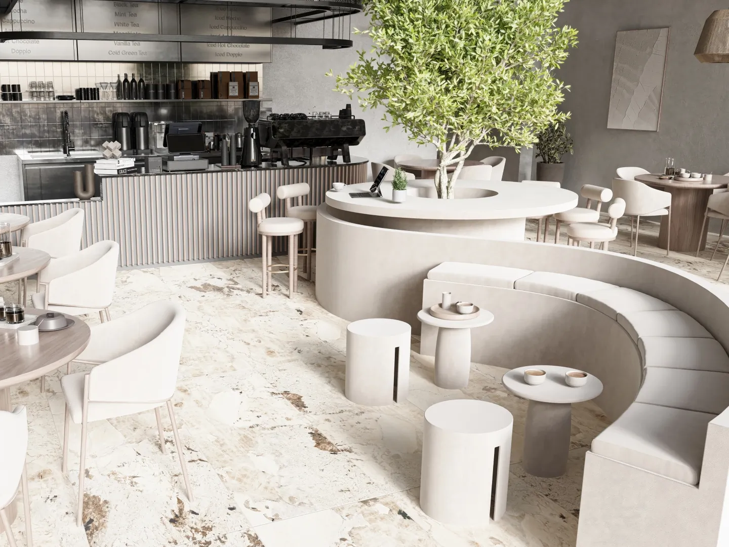 Керамический гранит Estima Marble Onlygres MOG 304 Light Beige полированный 60х120