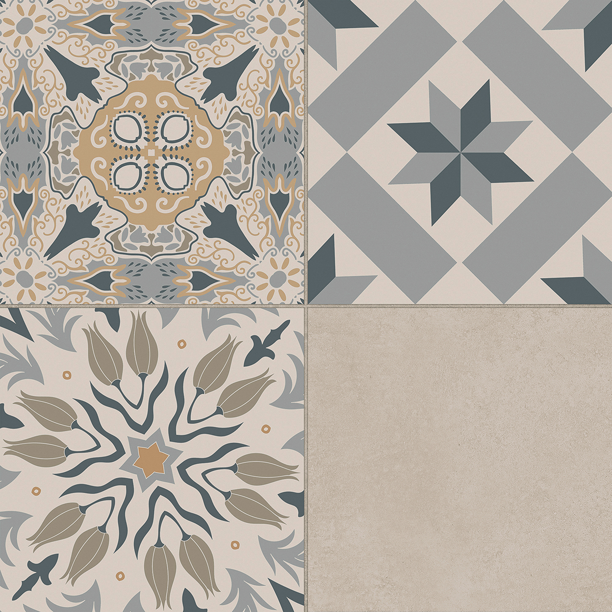 Керамический гранит Estima Jam Beige JA02 неполированный 40,5x40,5x8