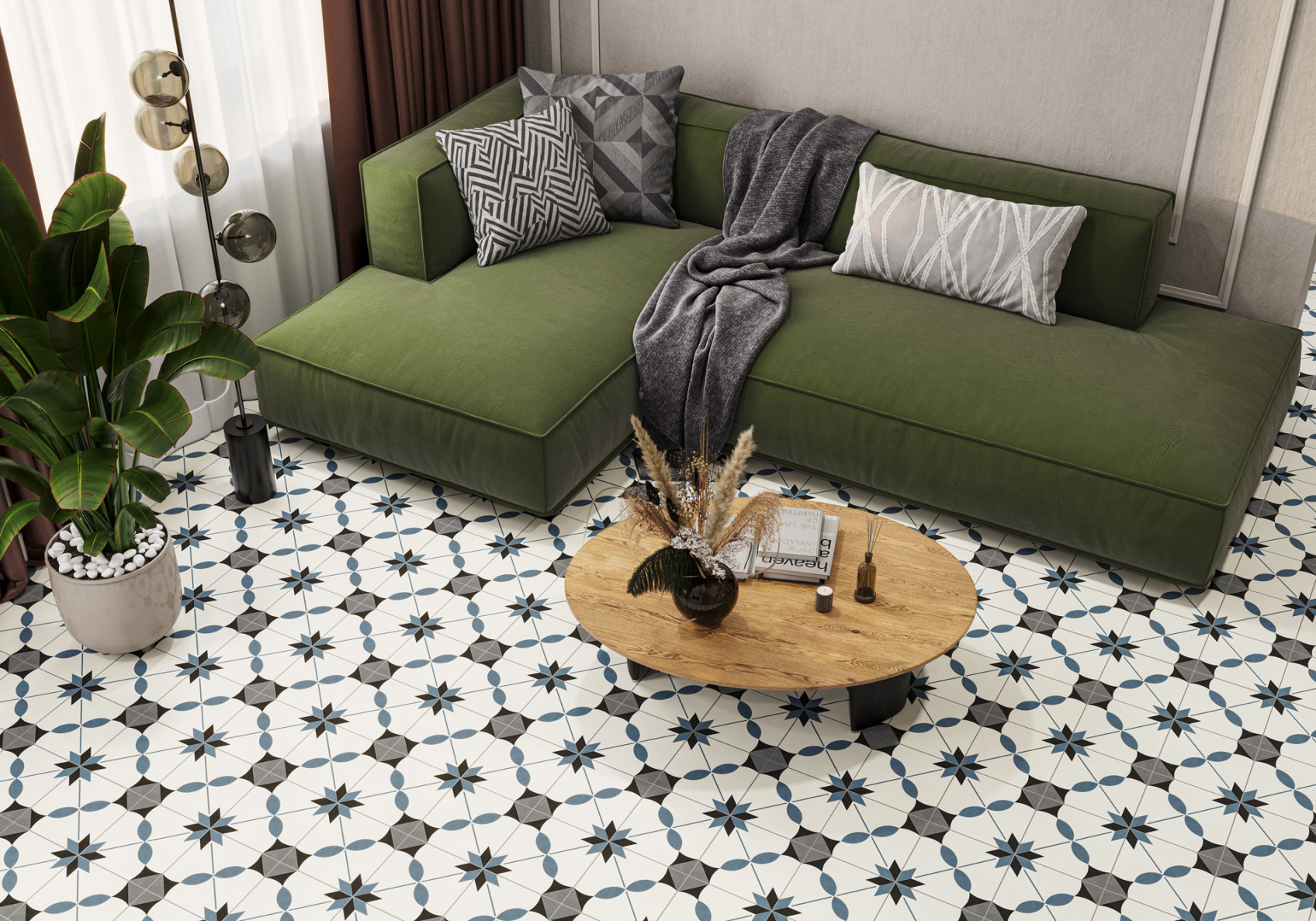 Керамический гранит New Trend 	 Felix GP2020DNN15 матовый 20x20