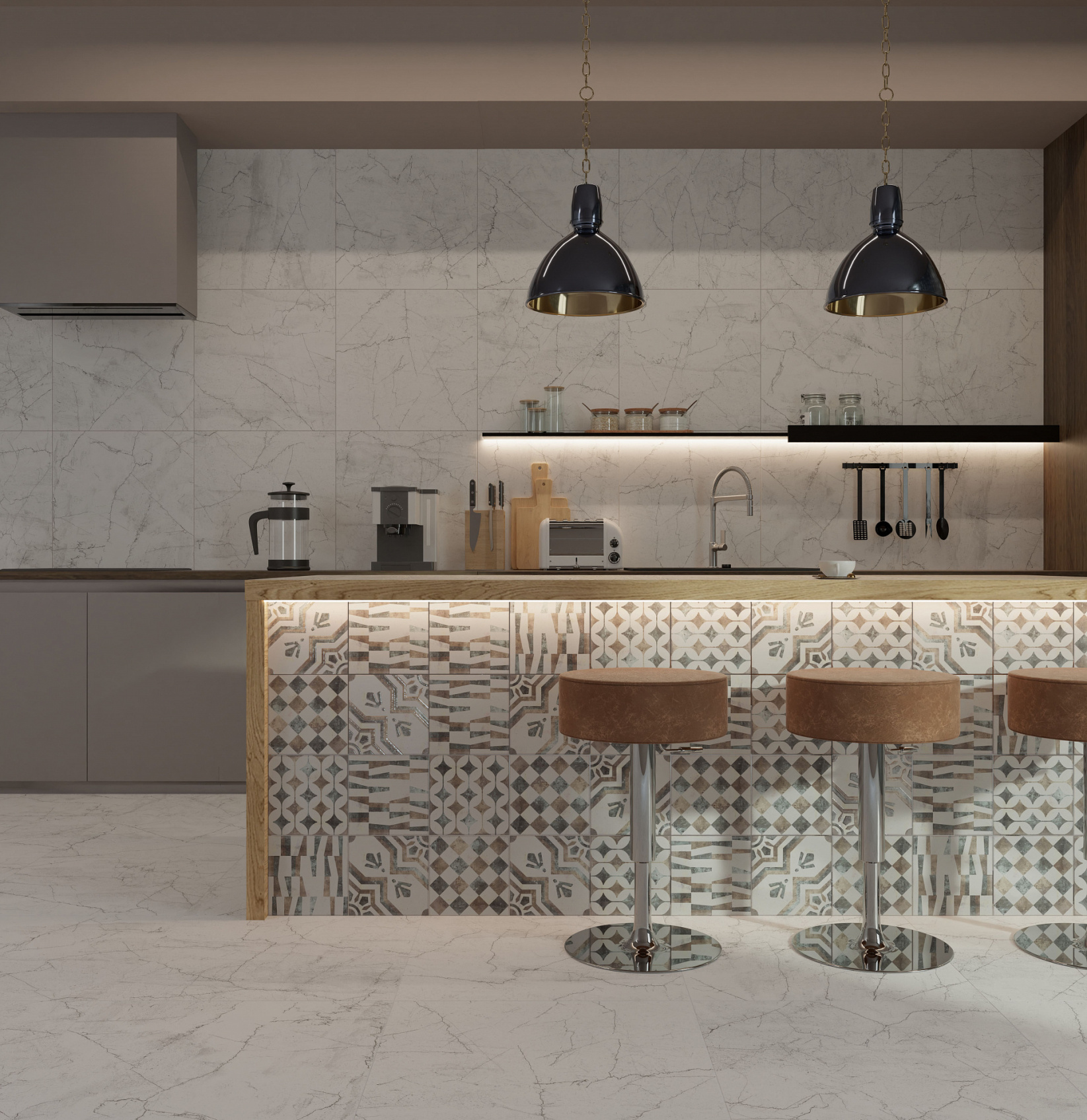 Керамический гранит Axima Innsbruck белый 60x60