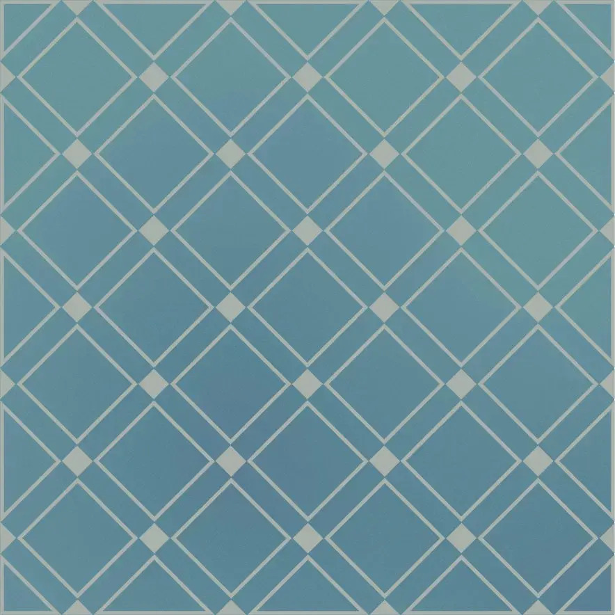 Керамический декор Kerama Marazzi Бахия 1 бирюзовый глянцевый 9,8x9,8x0,7