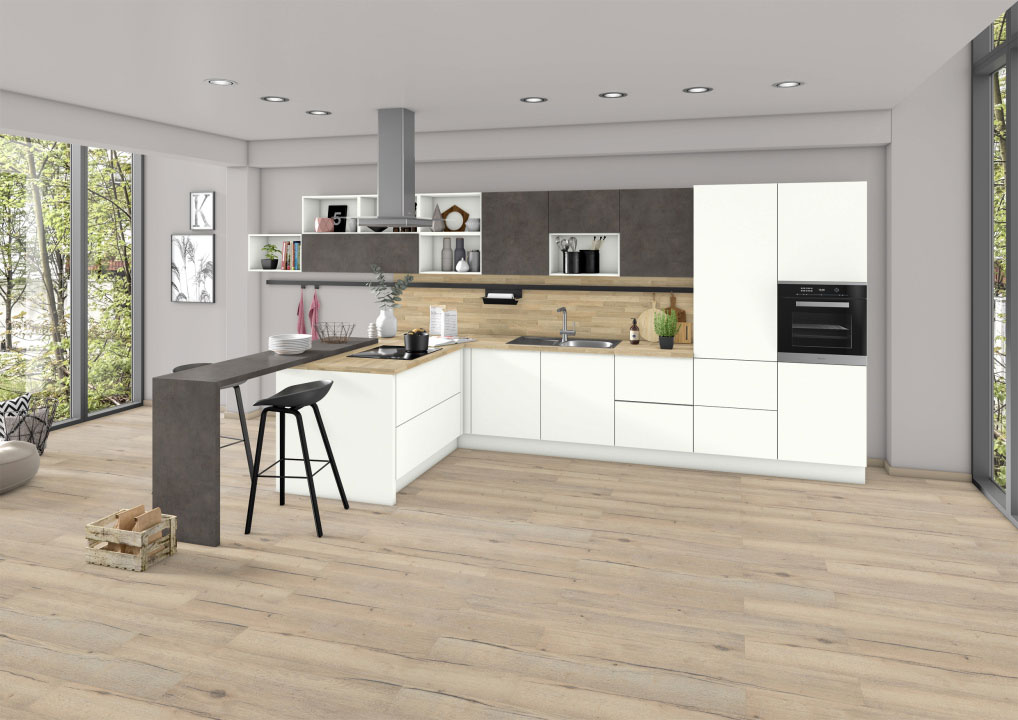 Ламинат Egger Pro Classic 1233 4V EPL015 Дуб Вэлли дымчатый 1292x193x12