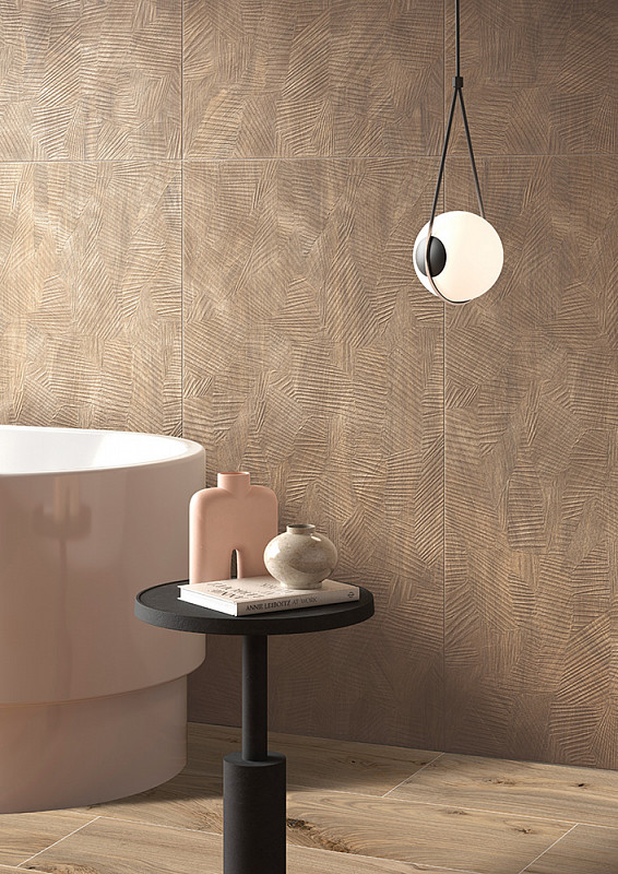 Керамический гранит Vitra ArtWood Маркетри Орех Матовый R10B 60х120